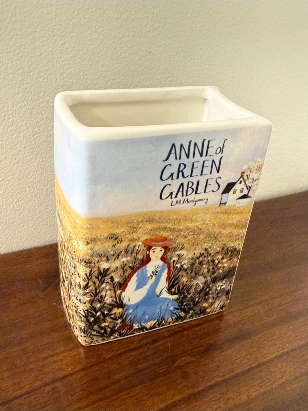 Litjoy Anne of Green Gables Ceramic Book Vase